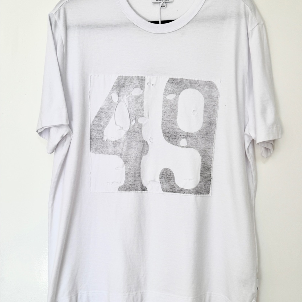 AG Adriano Goldschmied White Graphic Tee
